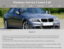Tablet Screenshot of hackneyservicecentre.com